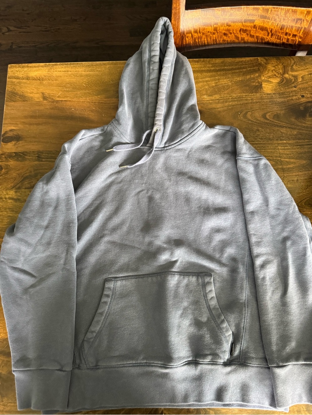 Hollister Men's Gray Pullover Hoodie
